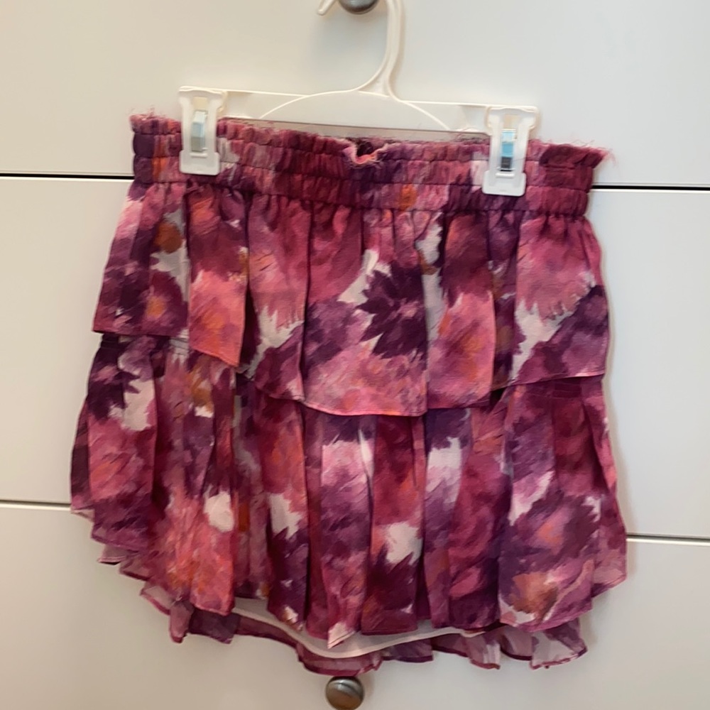 Loveshackfancy ruffle mini skirt
